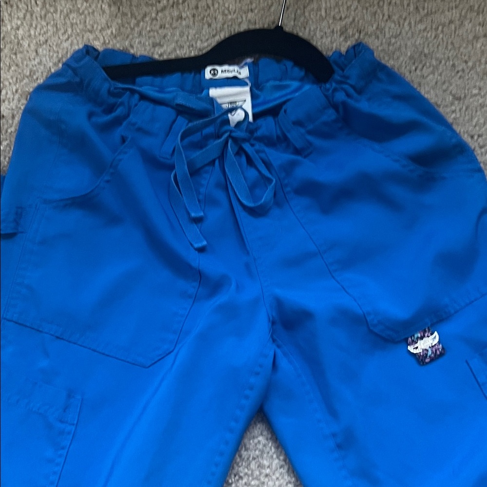 koi Women's Vibrant Blue scrub Pants